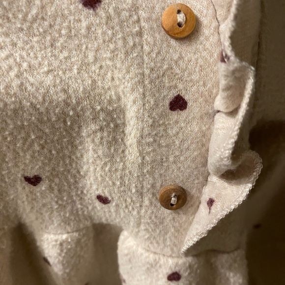 Zara cozy heart print dress 2-3 years - Picture 5 of 5